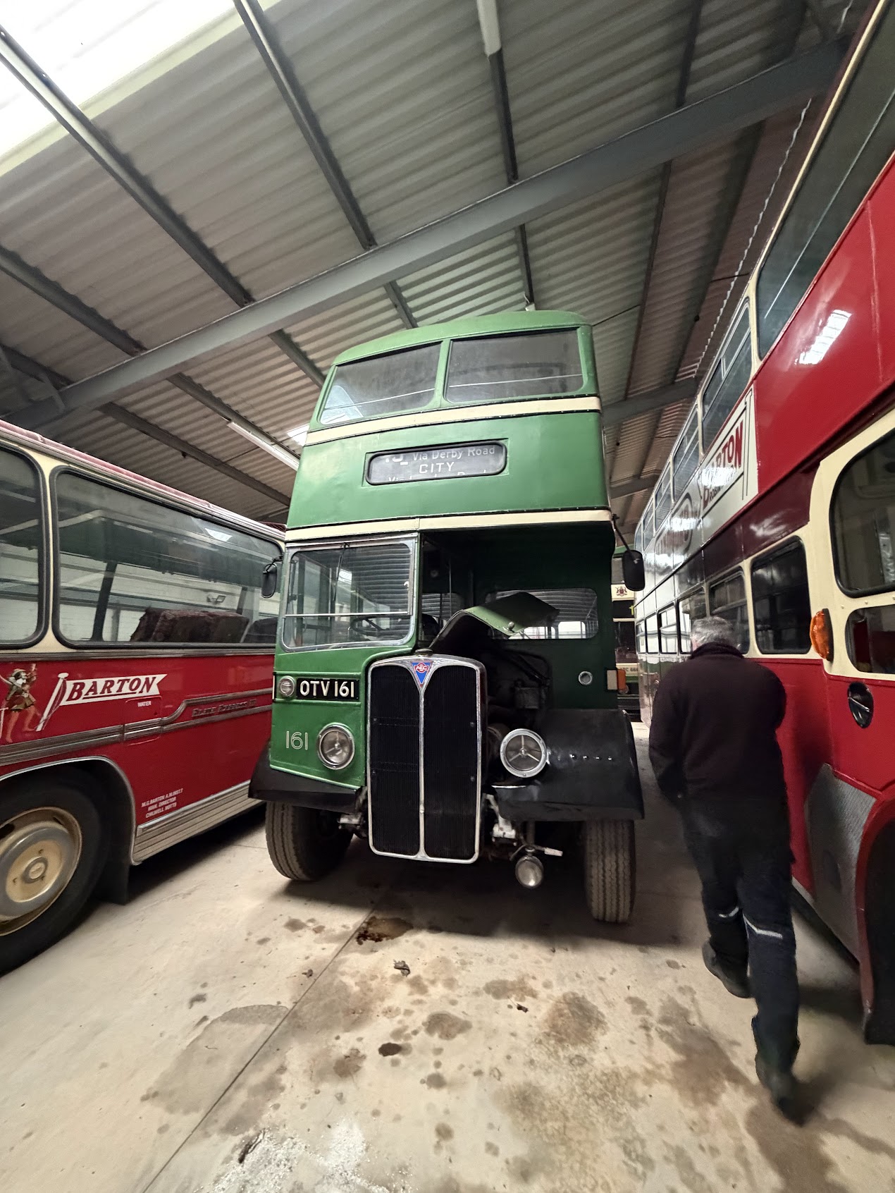 Historic Buses, historic bus depot. Single and double decker. - East ...